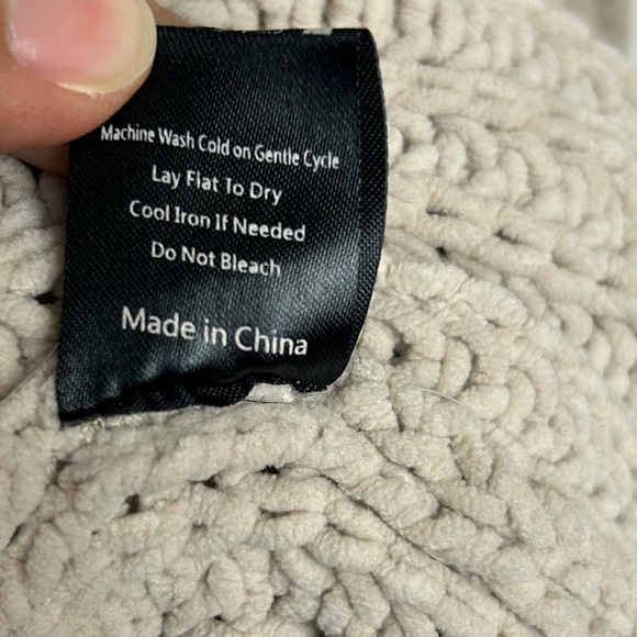 Pool Oversized Size Xl Knitted Top pullover Sweater Minimalist Brown Womens - Picture 11 of 15